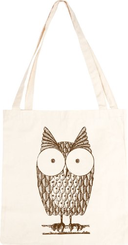 Sacchetto di cotone di cotone sveglio del gufo