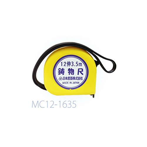 Amazon | 鋳物尺 イモノコンベックス スチール製 12伸 16mm巾×3.5m 