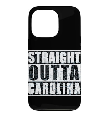 Straight Outta Carolina Vintage �A���e�B�[�N���V�e�B �X�}�z�P�[�X iPhone 13 Pro �p