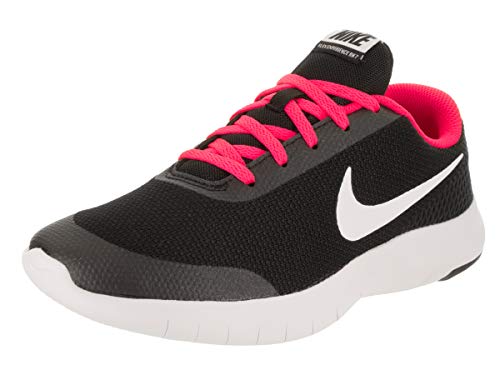 Nike Kids Flex Experience Rn 7 (GS) Black/White/Racer Pink Running Shoe 6 Kids US