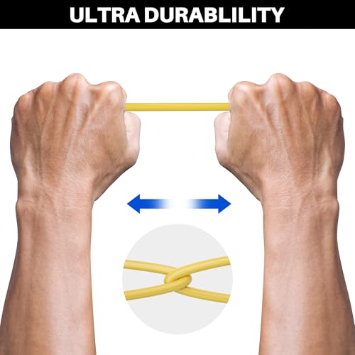 Image of Cat5e Ethernet Cable 300 FT, Long Cat 5e Internet Cable, Yellow Snagless Patch Cord, Flexible, Network, LAN, PoE, Standard RJ45 Connector for PC, Server, Router, Modem, TV, PS5 - with 15 Cable Ties