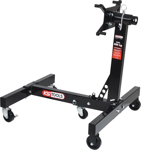 KS Tools - 160.0364 - Support moteur - pliable - réglable en inclinaison et écartement - porte jusqu'à 680 kg