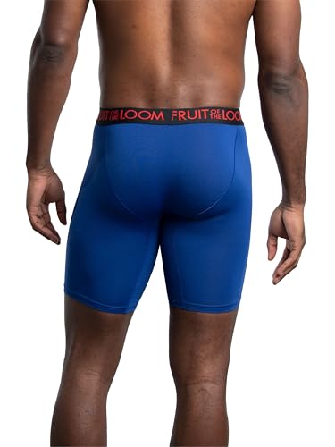 Image of Fruit of the Loom Men's 3-Pack Breathable Long Leg Boxer Brief