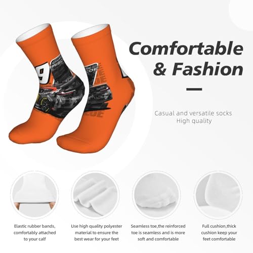 Chase Briscoe 14 Running Socks Athletic Ventilating Comfort Fit Performance Cool Wicking Crew Socks for Unisex4