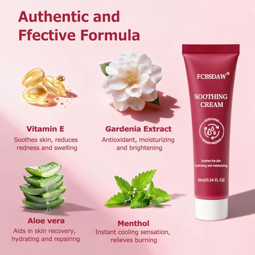 Painless Facial Hair Removal Cream for Upper Lip, Chin and Peach Fuzz - Women\'s Depilatory Cream Kit with Soothing Cream, Fast Acting 4-Min Formula Safe for Sensitive Skin,2.04 FL oz(Box of 1)