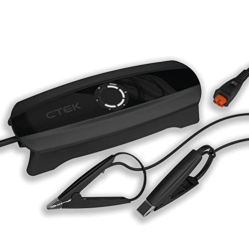 CTEK CS One, Chargeur De Batterie 12V, Intelligent, Voiture Et Moto, Mainteneur De Charge avec Charge Adaptative, App Et Pinces sans Polarité