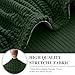 LA MEACK Couch Cushion Covers Seat Cushion Cover Stretch Couch Cover Separate Sectional Sofa Slipcovers Furniture Protector(3 Pieces for Seat or Sofa Backrest, Green)