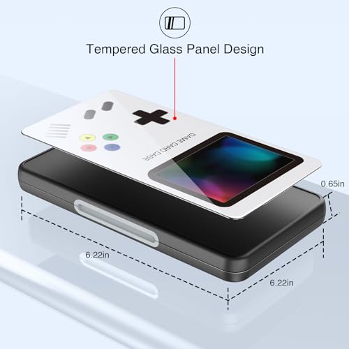 HEIYING Switch Game Card Case for Nintendo Switch 2 /OLED/Lite,Custom Pattern Switch Game Holder with 24 Game Card Slots and 24 Micro SD Cards Slots - Image 6