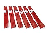 MowerPartsGroup (6) Reaper 52' Blades for Hustler Raptor Replaces 603995 783753 Made in USA