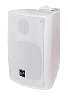 Dynavox PB402 HiFi Box mit Wandhalterung, kompakter 3-Wege Lautsprecher, Weiss