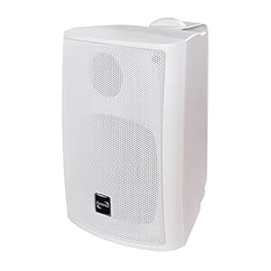 Dynavox PB402 HiFi Box met wandhouder, compacte 3-weg luidspreker, wit