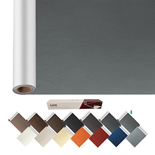ILOFRI Leather Repair Patch Tape Dark Grey 60x17