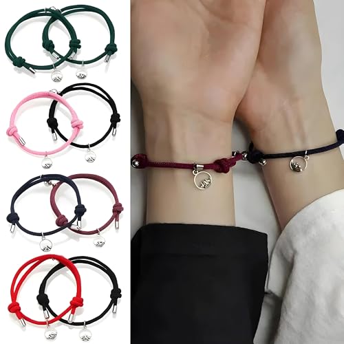 Friendship bracelet - Alloy Couple Bracelet Rope Attraction Creative Men and Women Jewelry 22