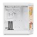 Hyte Y70 Touch Infinite Dual Chamber ATX Mid Tower Modern Aesthetic Case with Integrated 2.5K LCD Touchscreen - Snow White