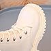 Girls Boots Winter Knee High Zip Up Lace Up Outdoor Booties 2025 Fashion Long Leather Boot for Little Kid Big Kid