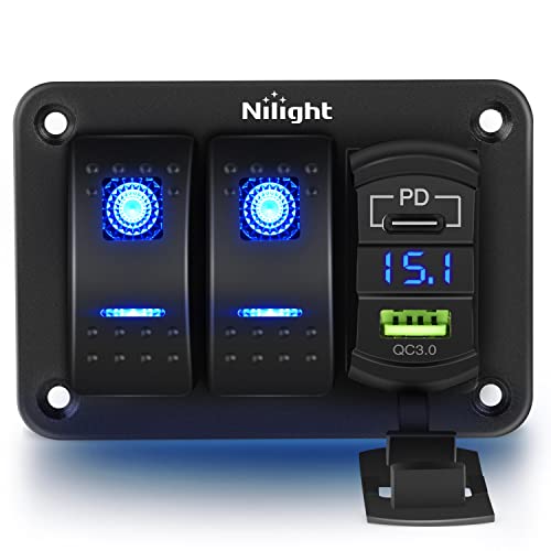 Nilight Light Switch with USB A & C Ports
