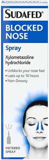 Pack of 6 Sudafed 60ml Blocked Nose Spray