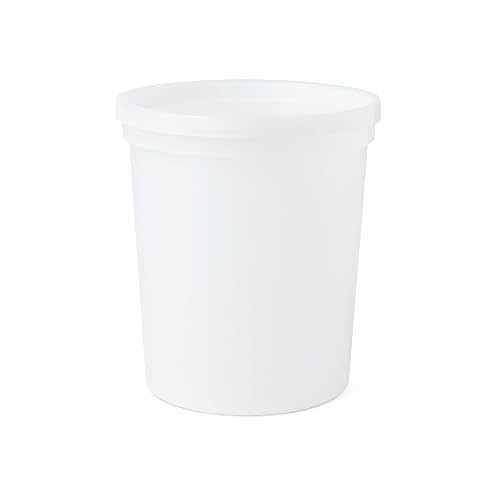 Medline Polypropylene Pathology Containers with Lid, Non-Sterile, 32 oz. Durable Sample Storage, Leak-Resistant Design, Pack of 100