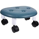 Tabouret roulant universel – conception pratique et fonctionnelle pour une utilisation intérieure et extérieure, siège confortable pour se détendre et se reposer, petit tabouret à roulettes