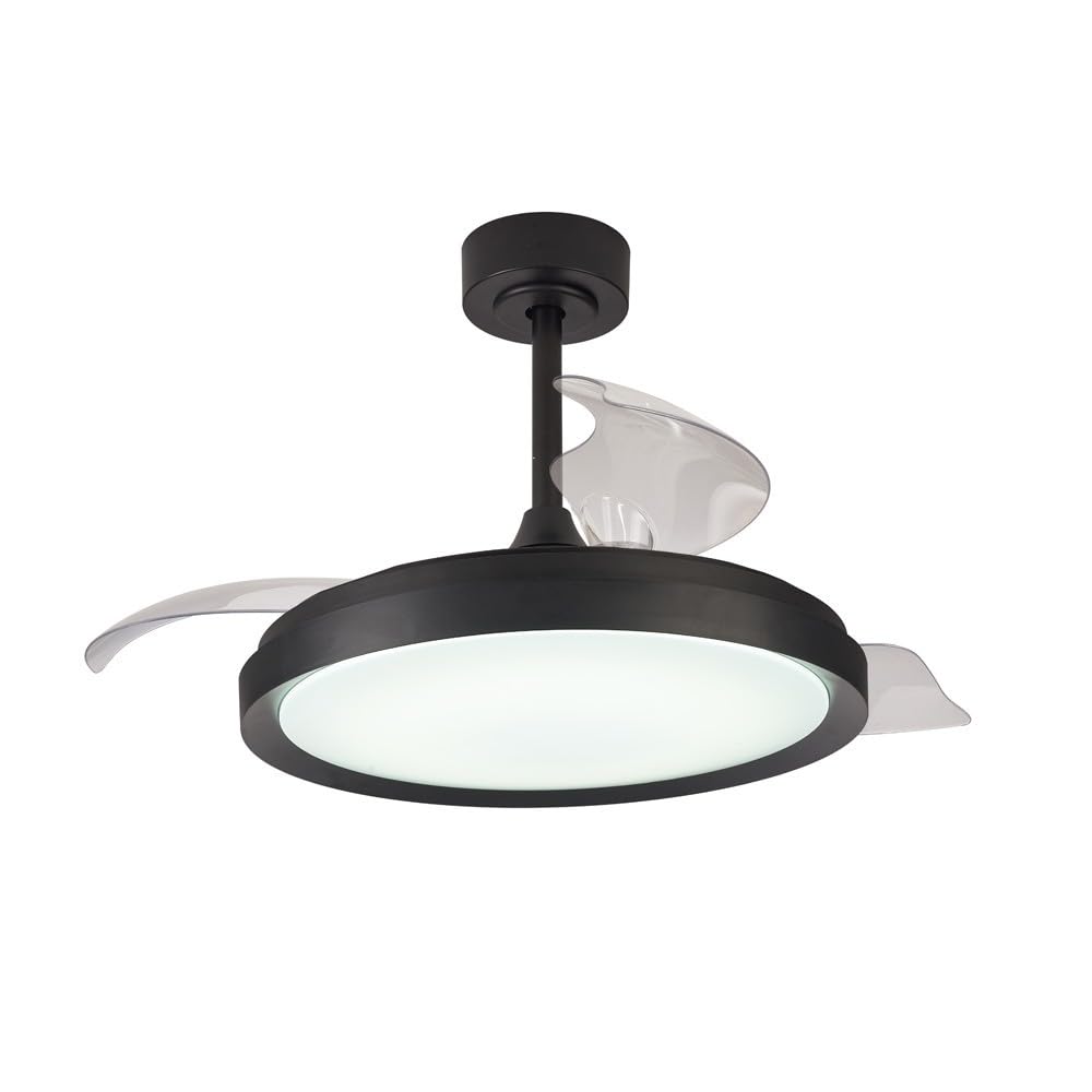 Mantra Iluminación Ventilatore da soffitto MISTRAL nero