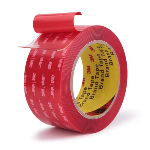 3M Double Sided Tape, Heavy Duty, 2" x 13.8Ft, 4910, Clear