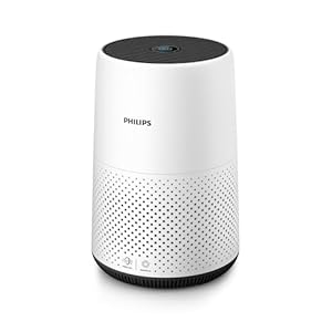 Philips 800 Series Air Purifier – Removes Germs, Dust and Allergens in Rooms up to 49m², 3 Speeds, Sleep Mode, Replacement filter: FY0900 (AC0820/30)