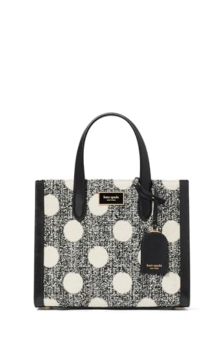 kate spade new york Manhattan Tote, Tweed Polka Dot Black Multi