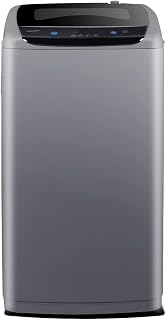 COMFEE' Portable Washing Machine, 1.0 Cu.Ft (IEC) Compact Washer with LED Display, Fully Automatic Wash Cycles, 2 Built-in Rollers, Space Saving, Ideal Laundry, Magnetic Gray, Large (CV10DPGBL0RC0)