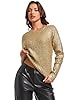 LifeShe Women's Metallic Knit Sweater Sparkly Part... #3