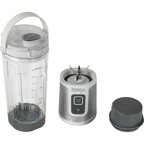 Image of Ninja Blast BC151EUWH Portable Blender / Blender / Smoothie Maker, 530 ml Cup, Leak-proof Lid, Powerful Mini Stand Mixer, Wireless & Rechargeable, Crushes Ice & Fruit, White