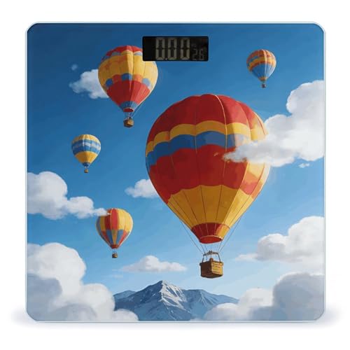 Báscula digital de baño Balloon Adventure para peso corporal miniatura 1