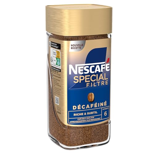 Café Soluble Spécial Filtre Décaféiné Nescafe Le Flacon De 50 Tasses - vue 2