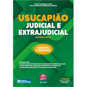 Capa do livro Usucapião Judicial e Extrajudicial 3Ed.2024