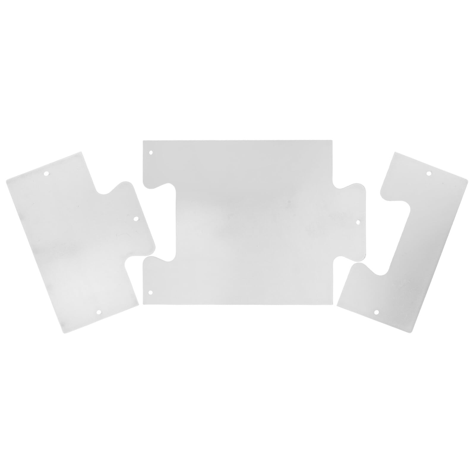 Plaque de protection porte inox anti-rayures pour intérieur