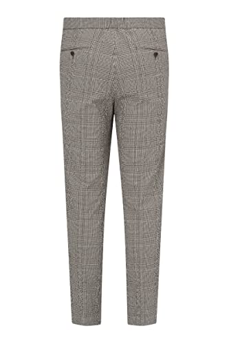 Men's Suit Pants Houndstooth Casual Dress Tuxedos Trousers2