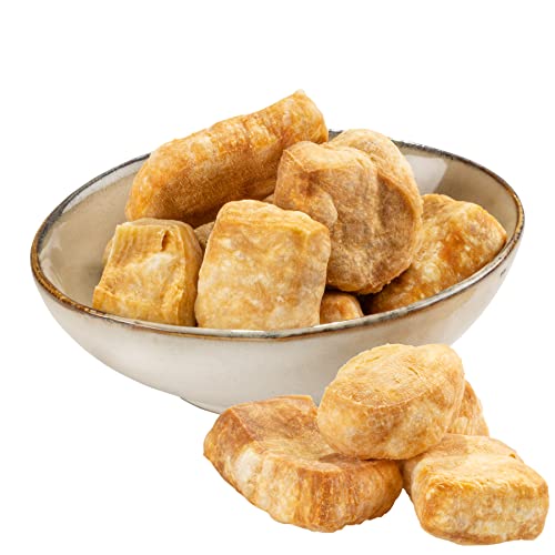 AniCanis Käse Leckerli Crunchys - gepuffte Käsehappen Trainingssnacks für Hunde - vegetarisch, purinarm - 60g