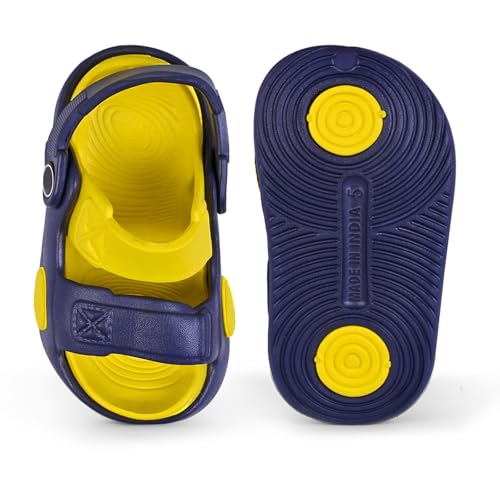 Image of GIMME ! Summer Comfort Unisex Sports Sandals, Navy and Royal Blue, Adjustable Straps, Non-Slip Footbed, Beach Walking Casual Wear 7100