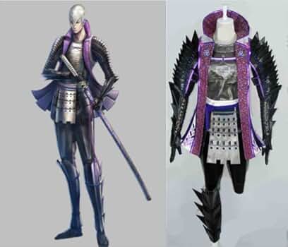 Amazon | [ZYS cos] 戦国BASARA 石田三成 コスプレ衣装(靴 ウィッグ