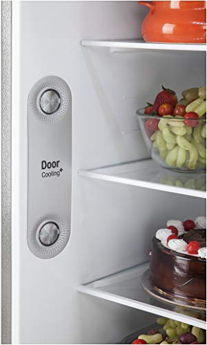 Image of LG 260L 3 Star Smart Inverter Frost-Free Double Door Refrigerator (GL-T292SPZX, Shiny Steel, Convertible)