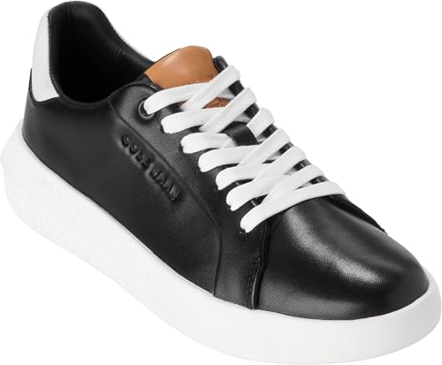 Cole Haan Cole Haan Women's Grand Hurrion Cup Lace-to-Toe Sneakers, Black/White/White, 8-B US