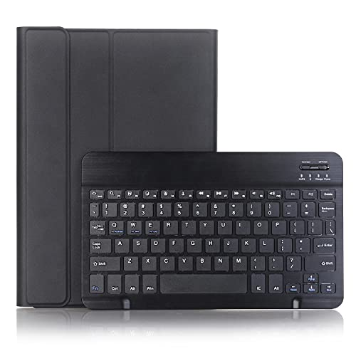 Vowor Custodia per Huawei MatePad T 10/T 10s 10 con tastiera, Slim Cover con Rimovibile Magnetica Wireless Bluetooth Tastiera con tastiera magnetica staccabile Bluetooth Keyboard (nero)
