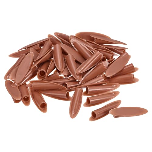 Image of MECCANIXITY 9mm Plastic Pocket Hole Plugs,Wood Plugs for Pocket Hole Jig Working Tool Accessories,Red Pack of 100