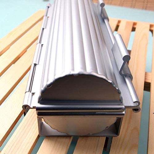 Leikar French Bread Baking Pan, Cylindrical Bread Mold Loaf Pan Nonstick Tray Baker Kitchen Tools, Silver, 30.5*11.2*8.5cm - Image 3
