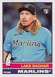 2025 Topps Heritage #254 Lake Bachar Rookie Card