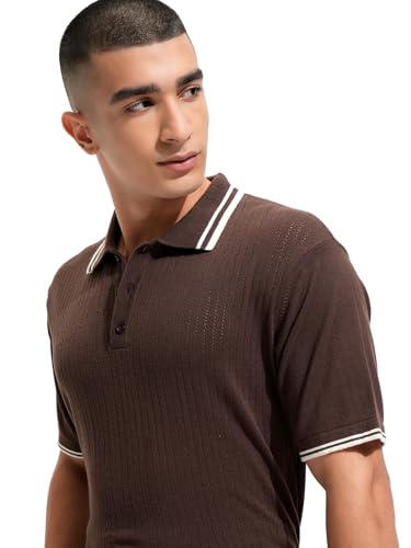 Image of Highlander Men's Polo Tshirt | Flat Knit | Regular Fit | Polo T-Shirt for Man