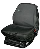 Muy conveniente Town and Country - Funda para Asiento de Tractor (tamaño estándar), Color Negro