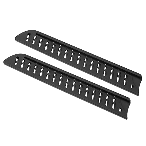 PATIKIL PP Seguridad Cuchillo Funda Mangas para 8 Pan Cuchillo, 2 Paquete Cuchillos Filo Guardia Hoja Protector Universal Cuchillo Funda Portátil para Cocina, Negro