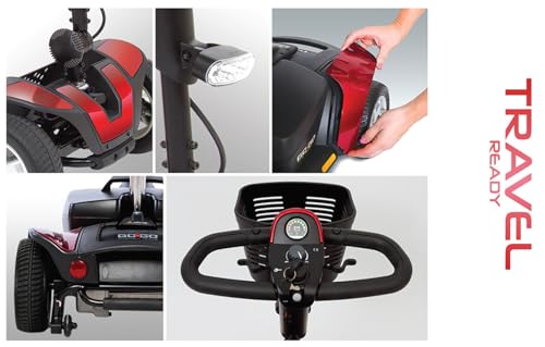 Pride GoGo Sport 4-Wheel Mobility Scooter, 325 lb. Weight Capacity, with 5-Year Extended Warr