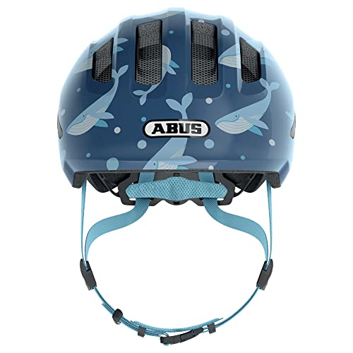 ABUS 67262 Fahrradhelm, Blau (Blue Whale), M (50-55 cm)