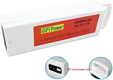 Hobbylane Yuneec Q500 and Q500+ 6400mAh 3S 11.1V 3C Replacement Flight Lipo Battery